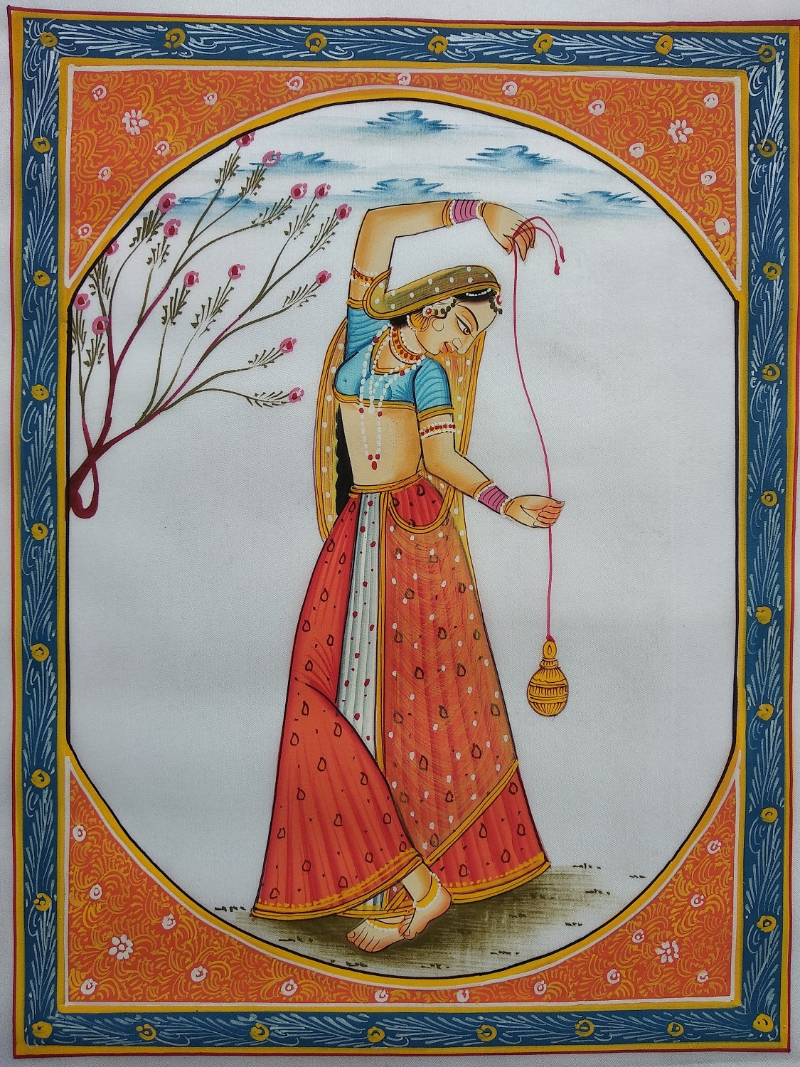 Advaita Handicraft – Indian Ragini Miniature Painting handmade (Rajasthan Ragmala)