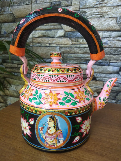 Handpainted Kettle Rajasthani Jharoka - Click for variety