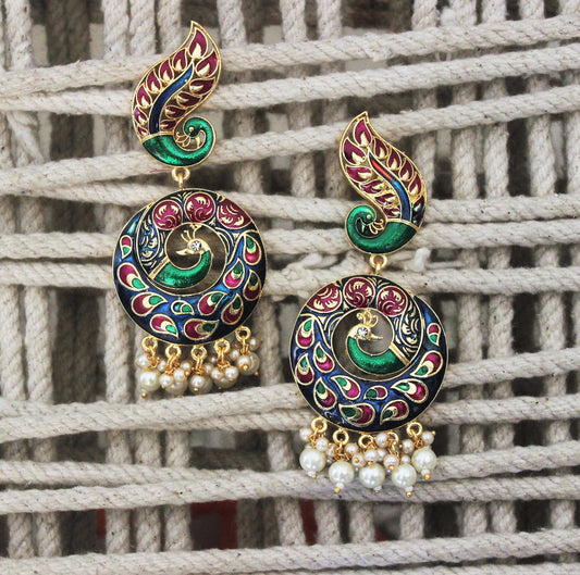 Advaita Handicrafts Polki styled Statement earrings - Click to see the entire range