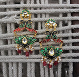 Advaita Handicrafts Polki styled Statement earrings - Click to see the entire range