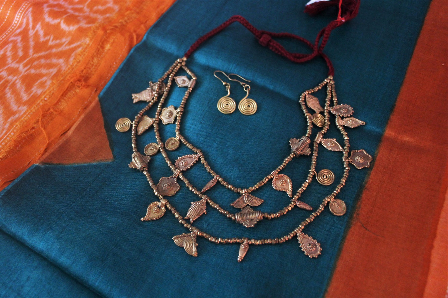 Multistrand Dhokra Necklaces - Click for variety.