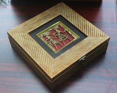Dhokra panel gift box