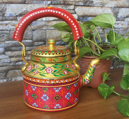 Handpainted Kettle Rajasthani Jharoka - Click for variety