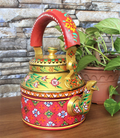 Handpainted Kettle Rajasthani Jharoka - Click for variety