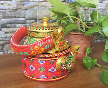 Handpainted Kettle Rajasthani Jharoka - Click for variety