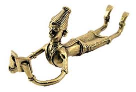 Decorative Brass Figurine statues - Set of 3 Reading ladies/ Dhokra Craft