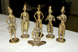 Set of 6 Brass Musicians