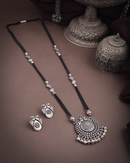 German Silver Oxidized Mangalsutra sets - Click for variety.