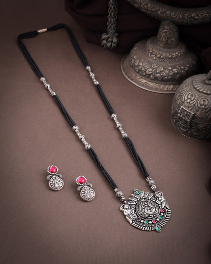 German Silver Oxidized Mangalsutra sets - Click for variety