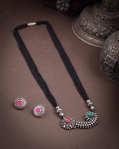 German Silver Oxidized Mangalsutra sets - Click for variety.