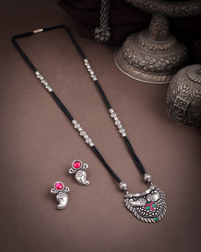 German Silver Oxidized Mangalsutra sets - Click for variety