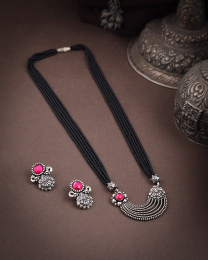 German Silver Oxidized Mangalsutra sets - Click for variety.